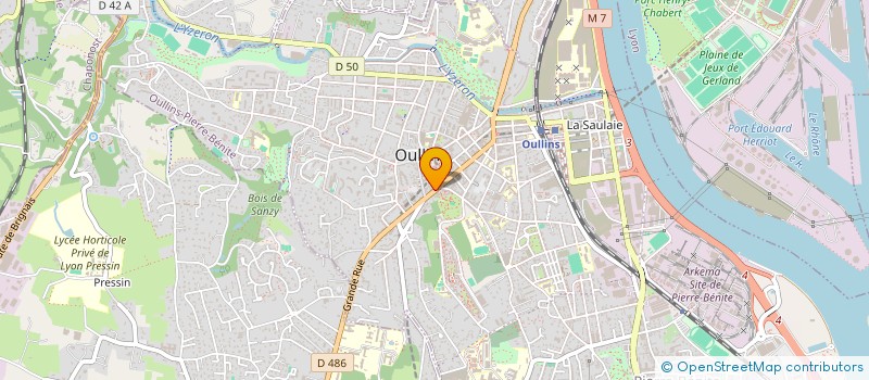 localisation de l'entreprise MONSIEUR SIMON ANIA  OULLINS-PIERRE-BENITE