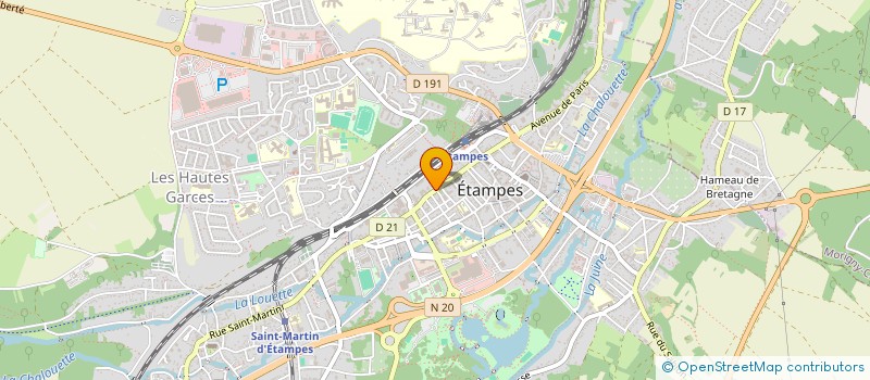 localisation de l'entreprise MONSIEUR SIMON ARHAN  ETAMPES
