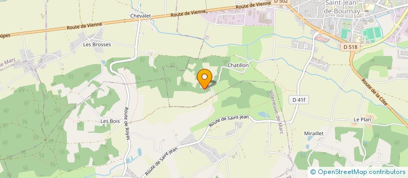 localisation de l'entreprise MONSIEUR SIMON ARMANET  SAINT-JEAN-DE-BOURNAY