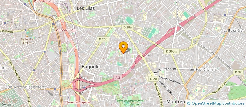 localisation de l'entreprise MONSIEUR SIMON ATTAL à BAGNOLET