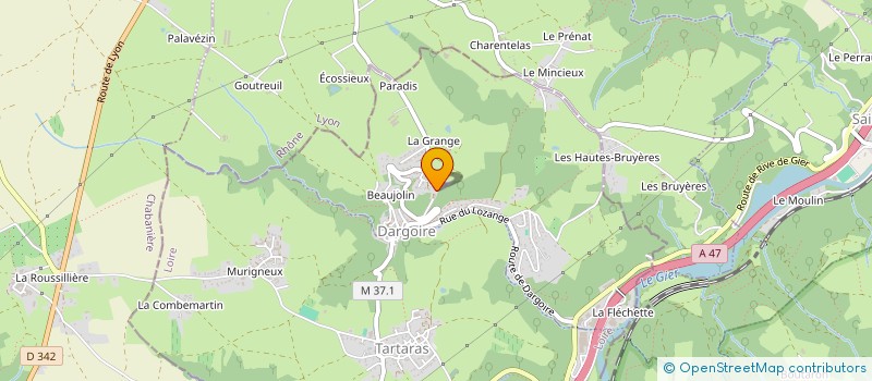 localisation de l'entreprise MONSIEUR SIMON AUDA à DARGOIRE