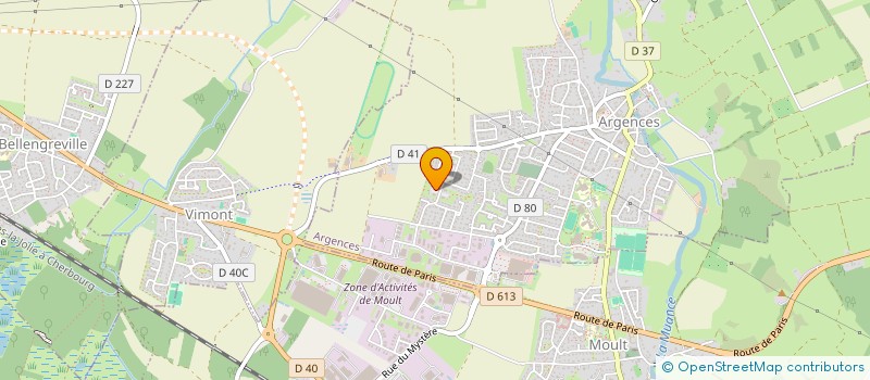 localisation de l'entreprise MONSIEUR SIMON AUDRA  ARGENCES