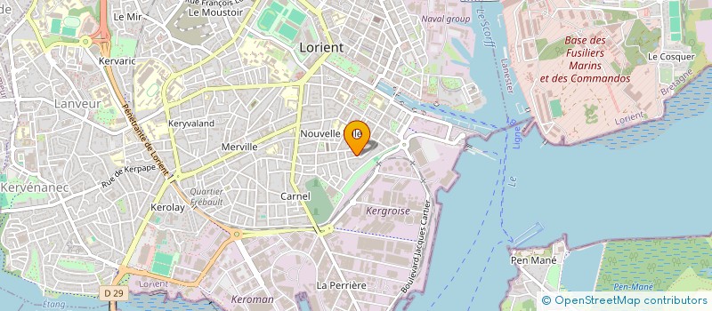 localisation de l'entreprise MONSIEUR SIMON AUGADE à LORIENT