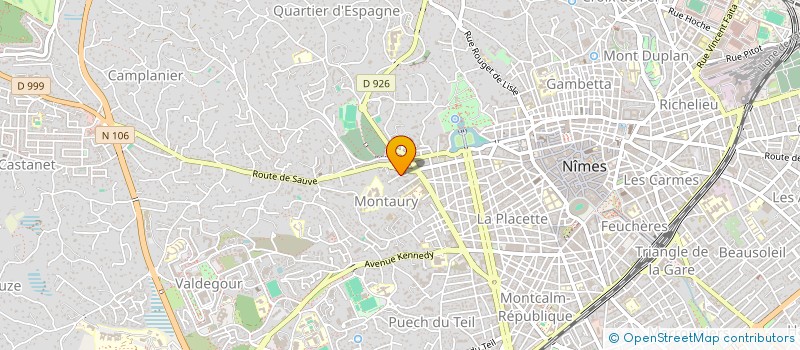 localisation de l'entreprise MONSIEUR SIMON AUZEPY  NIMES