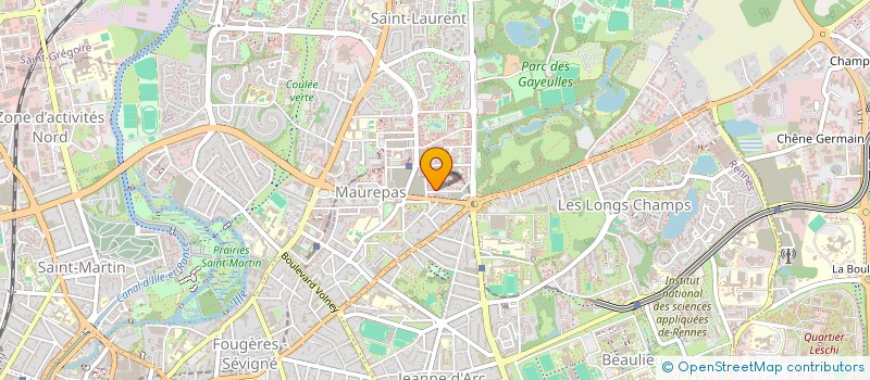 localisation de l'entreprise MONSIEUR SIMON AZRIA  RENNES