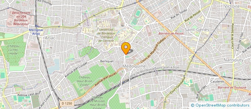 localisation de l'entreprise MONSIEUR SIMON BACHMANN  BORDEAUX