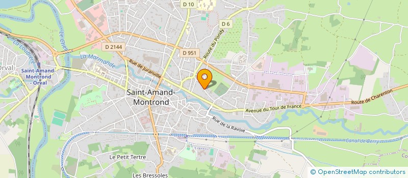 localisation de l'entreprise MONSIEUR SIMON BAILLEAU  SAINT-AMAND-MONTROND