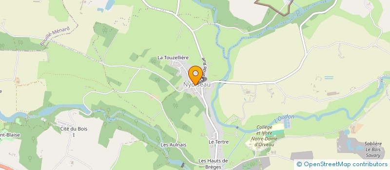 localisation de l'entreprise MONSIEUR SIMON BALITEAU à SEGRE-EN-ANJOU BLEU