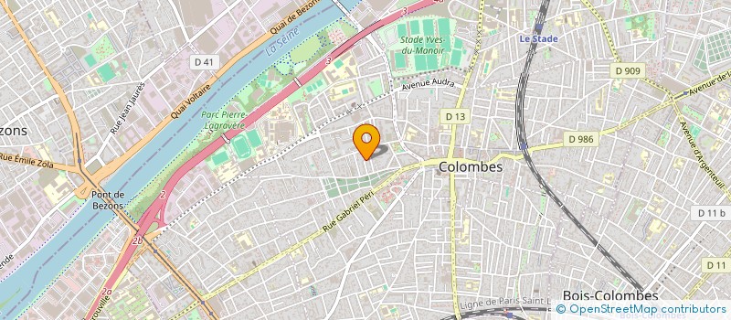 localisation de l'entreprise MONSIEUR SIMON BALMARY à COLOMBES