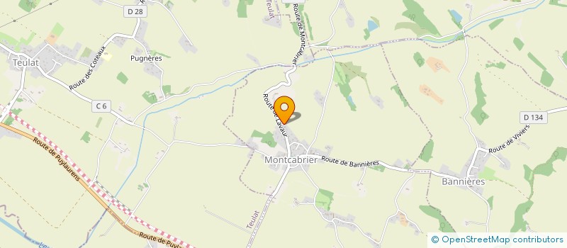 localisation de l'entreprise MONSIEUR SIMON BAMPOKY  MONTCABRIER