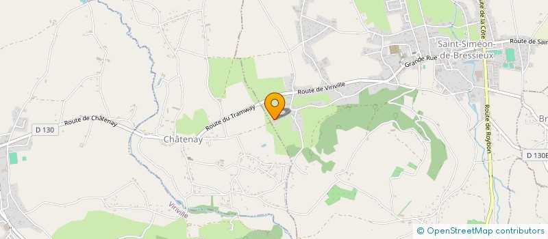 localisation de l'entreprise MONSIEUR SIMON BARRAL-BARON  SAINT-SIMEON-DE-BRESSIEUX