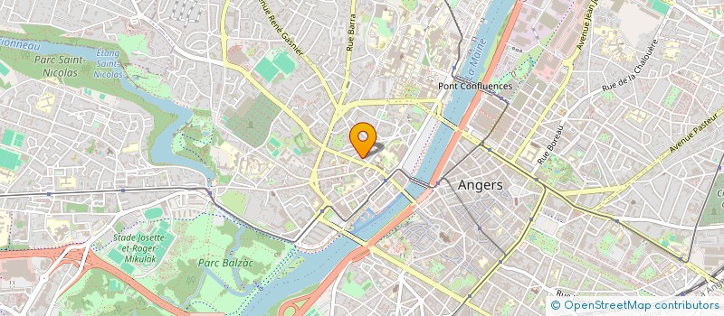 localisation de l'entreprise MONSIEUR SIMON BAUDRIER à ANGERS