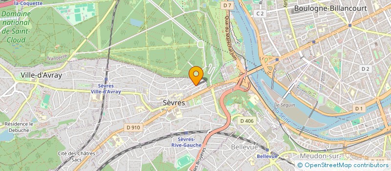 localisation de l'entreprise MONSIEUR SIMON BAUJAT à SEVRES