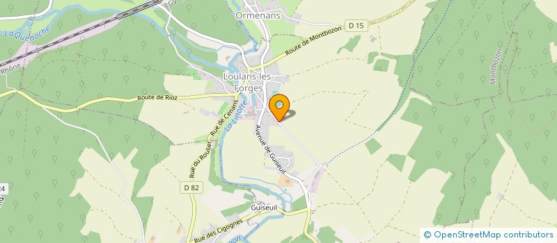 localisation de l'entreprise MONSIEUR SIMON BAUMANN à LOULANS-VERCHAMP