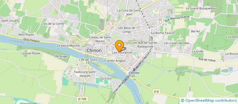 localisation de l'entreprise MONSIEUR SIMON BEAUCHESNE à CHINON