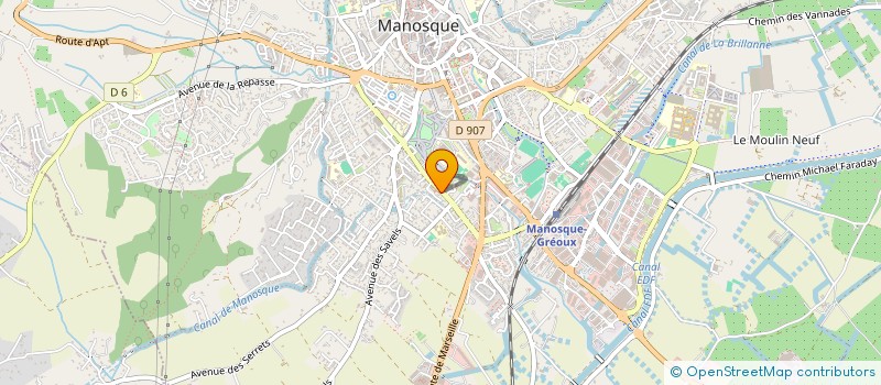 localisation de l'entreprise MONSIEUR SIMON BEAUFILS à MANOSQUE