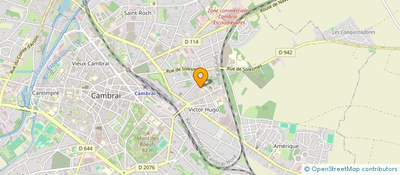 localisation de l'entreprise MONSIEUR SIMON BEAUVOIS  CAMBRAI