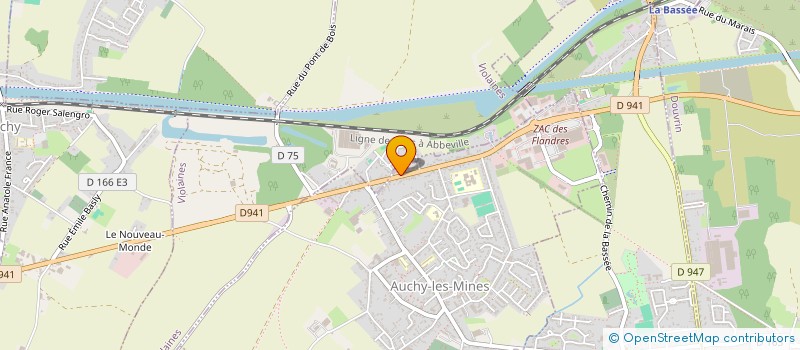 localisation de l'entreprise MONSIEUR SIMON BECK  AUCHY-LES-MINES