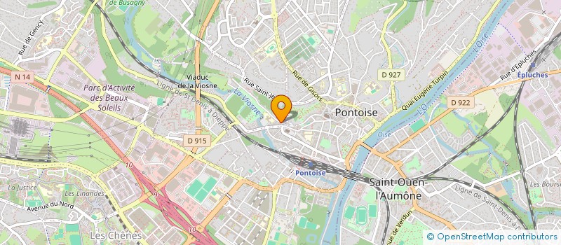 localisation de l'entreprise MONSIEUR SIMON BEGUE à PONTOISE