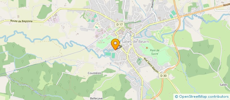 localisation de l'entreprise MONSIEUR SIMON BELDIMAN  SALIES-DE-BEARN