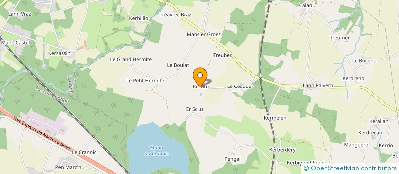 localisation de l'entreprise MONSIEUR SIMON BELLEGO à PLOEMEL