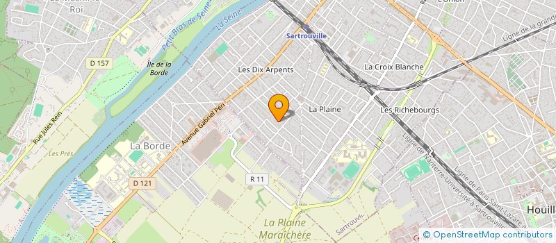 localisation de l'entreprise MONSIEUR SIMON BELLOT  SARTROUVILLE