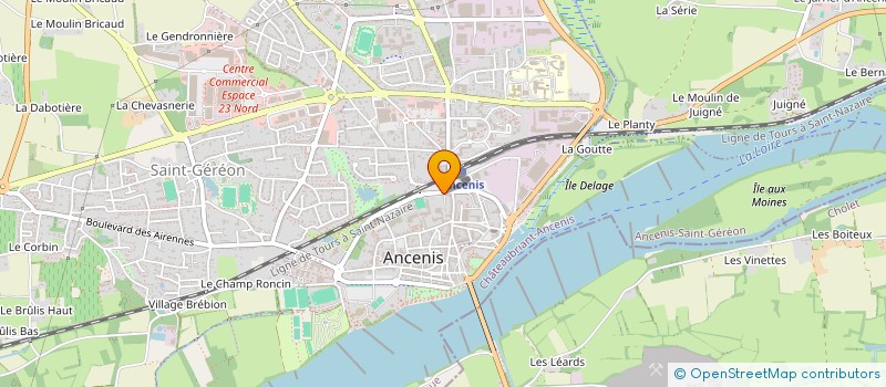 localisation de l'entreprise MONSIEUR SIMON BELUET  ANCENIS-SAINT-GEREON