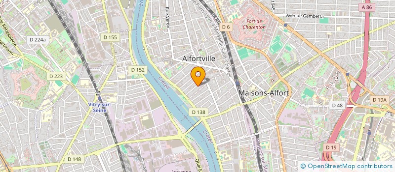 localisation de l'entreprise MONSIEUR SIMON BEN CHETRIT  ALFORTVILLE