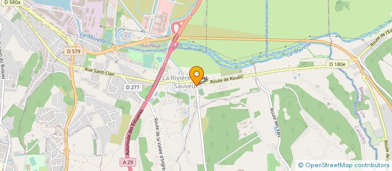 localisation de l'entreprise MONSIEUR SIMON BENAICHOUCHE  LA RIVIERE-SAINT-SAUVEUR