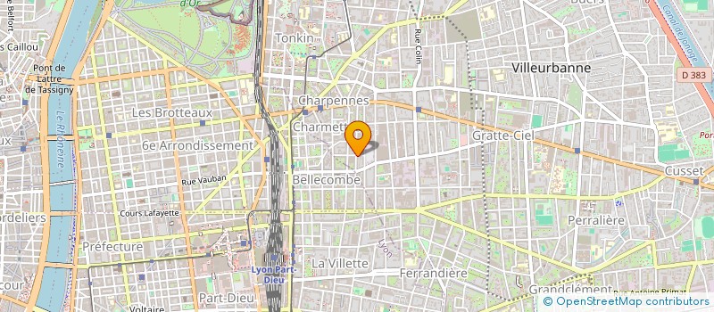 localisation de l'entreprise MONSIEUR SIMON BENATTAR-BOURGEAY  VILLEURBANNE