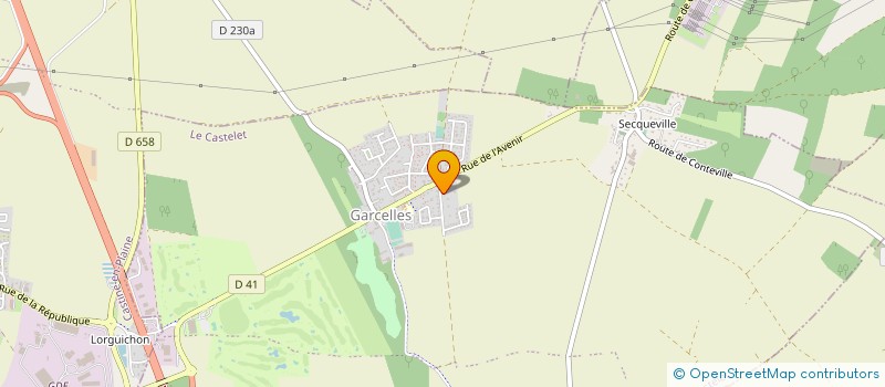 localisation de l'entreprise MONSIEUR SIMON BENEA-LINGURAR  LE CASTELET