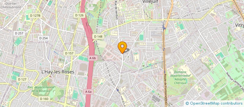 localisation de l'entreprise MONSIEUR SIMON BENJAMIN  VILLEJUIF