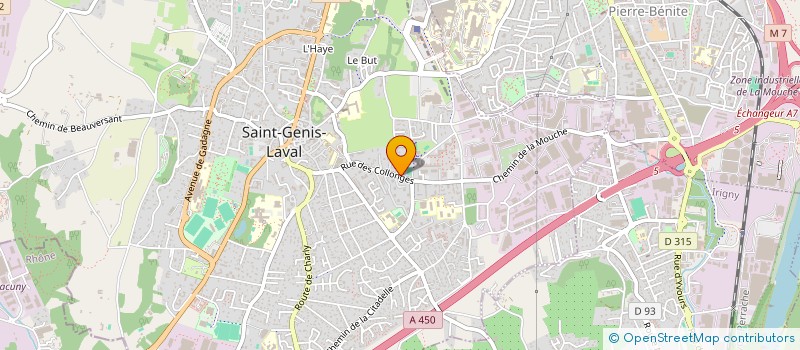 localisation de l'entreprise MONSIEUR SIMON BENKIMOUN à SAINT-GENIS-LAVAL