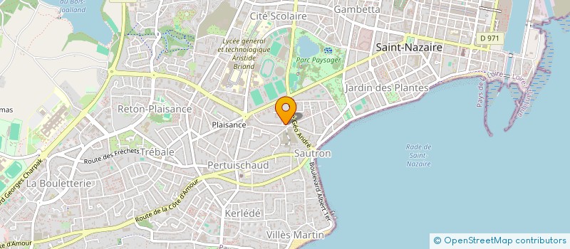 localisation de l'entreprise MONSIEUR SIMON BERTHEAU  SAINT-NAZAIRE