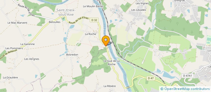 localisation de l'entreprise MONSIEUR SIMON BERTIN à SAINT-YRIEIX-SOUS-AIXE