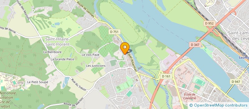 localisation de l'entreprise MONSIEUR SIMON BEYRAND  SAUMUR