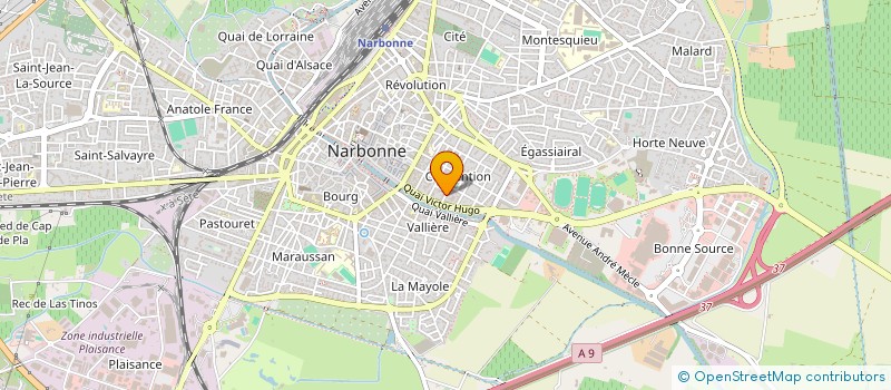 localisation de l'entreprise MONSIEUR SIMON BIENFAIT à NARBONNE