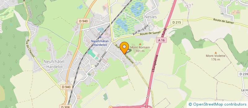 localisation de l'entreprise MONSIEUR SIMON BIESBROUCK  NESLES