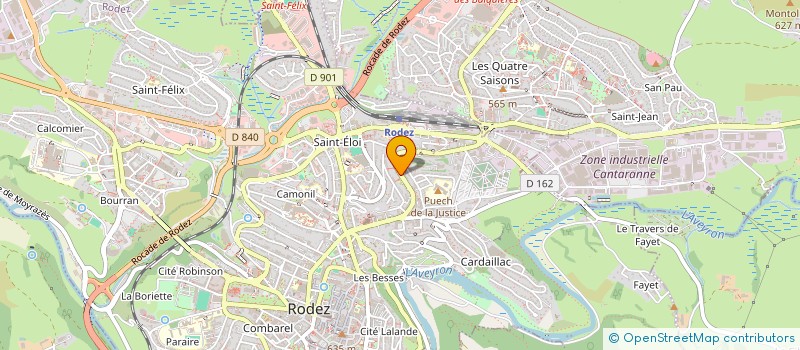 localisation de l'entreprise MONSIEUR SIMON BILBAUT  RODEZ