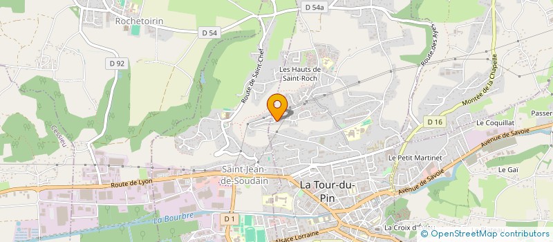 localisation de l'entreprise MONSIEUR SIMON BIOTTEAU  LA TOUR-DU-PIN