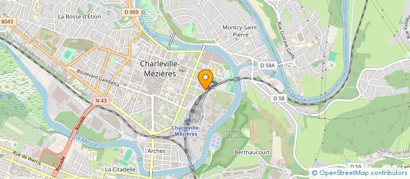 localisation de l'entreprise MONSIEUR SIMON BIOUL  CHARLEVILLE-MEZIERES