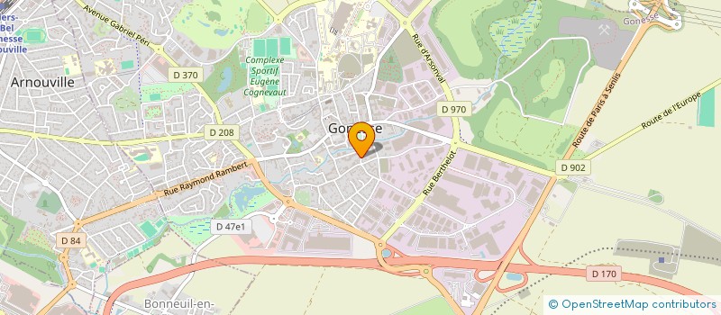 localisation de l'entreprise MONSIEUR SIMON BIRNBAUM  GONESSE