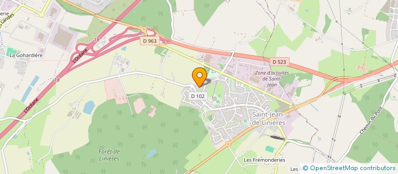 localisation de l'entreprise MONSIEUR SIMON BIZEUL  SAINT-LEGER-DE-LINIERES