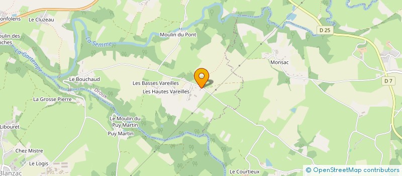 localisation de l'entreprise MONSIEUR SIMON BLANC à DROUX