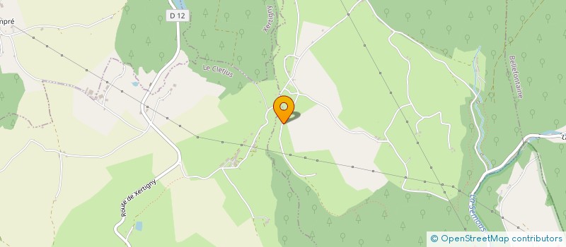 localisation de l'entreprise MONSIEUR SIMON BODEZ  XERTIGNY