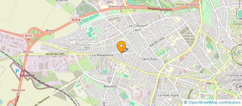 localisation de l'entreprise MONSIEUR SIMON BOGAERT à CAEN