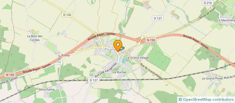 localisation de l'entreprise MONSIEUR SIMON BOINARD  PISANY