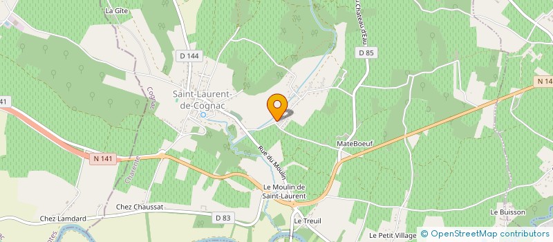 localisation de l'entreprise MONSIEUR SIMON BOISSON  SAINT-SAUVANT