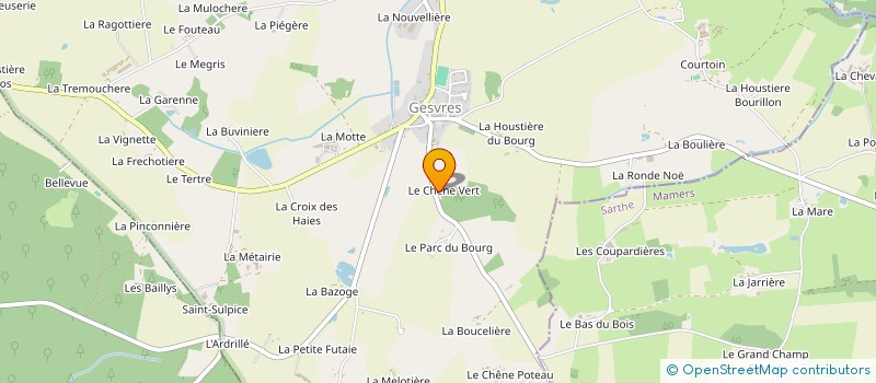 localisation de l'entreprise MONSIEUR SIMON BONNAIRE  GESVRES