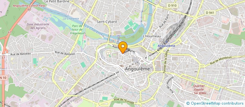 localisation de l'entreprise MONSIEUR SIMON BONNEAU à ANGOULEME